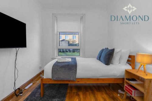 Lovely 3 Bed Ground Floor Apartment - Sleeps 5 - Very Central, Easy Access to Glasgow and Surrounding Areas - Free Parking, Glasgow (fotografie 6)