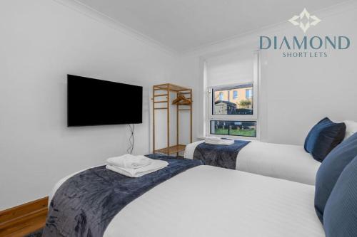 Lovely 3 Bed Ground Floor Apartment - Sleeps 5 - Very Central, Easy Access to Glasgow and Surrounding Areas - Free Parking, Glasgow (fotografie 7)