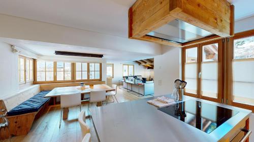 keuken, Chalet Rominger-Surlej in Silvaplana