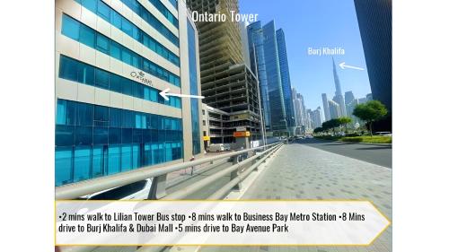 Stylish 2 bd Apt in Business Bay, Prime Location, Dubaj