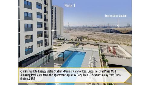 Comfortable 2BD apartment next to metro & mall, Dubai