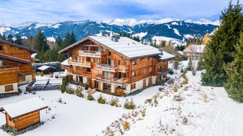 Mont d'arbois, 3 chambres avec terrasses et sauna dans la résidence
