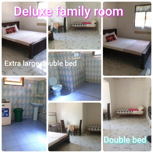 1 king bed, 1 double bed