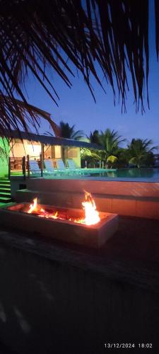 Chalé de madeira - Mansão Ponta da Asa (Chale de madeira - Mansao Ponta da Asa) in Coruripe