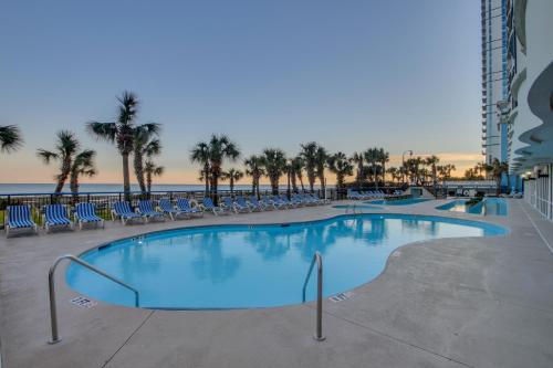 Pool, Boardwalk Resort Beachfront Condos near Myrtle Beach Pinball Museum