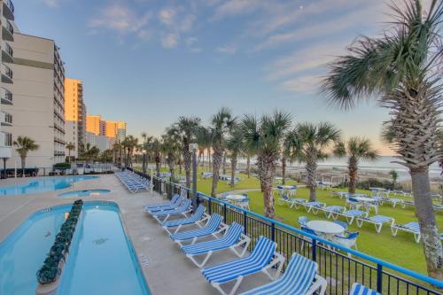 Pool, Boardwalk Resort Beachfront Condos near Myrtle Beach Pinball Museum