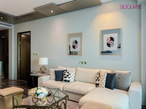 DH58 - High end 1BR, Palm views in Damac Heights tower, Dubaj (fotografie 4)