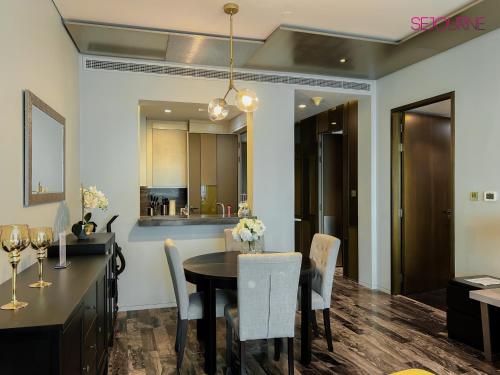 DH58 - High end 1BR, Palm views in Damac Heights tower, Dubaj (fotografie 8)