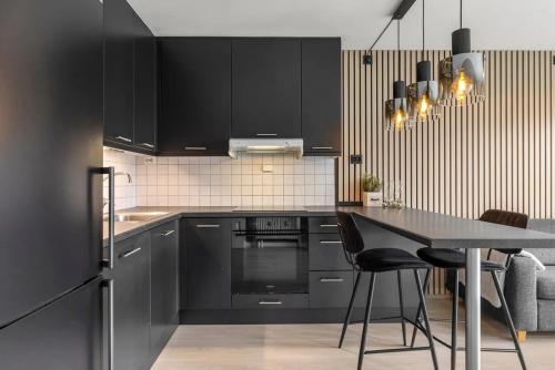 ห้องครัว, Demims Apartments Lillestrøm City Centre - Parking in ลิลสตรอม