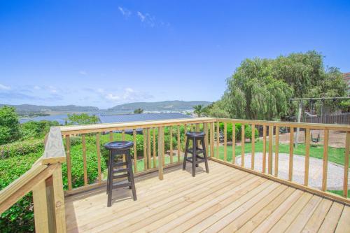 شرفة/ تراس, Lagoon View Accommodation in أولد بليس