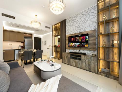 Stylish 1BR near Burj Khalifa, Dubai Mall and Fountains, Dubai (foto 10)