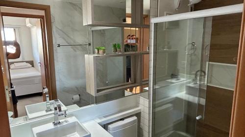 Badkamer, Charmoso Flat Cupe Beach Living - Beira Mar in Overige