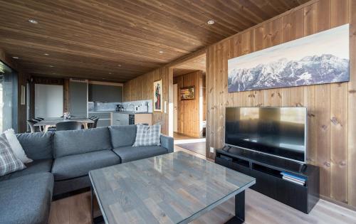 Modern cabin Hafjell high standard ski-in out in Oyer