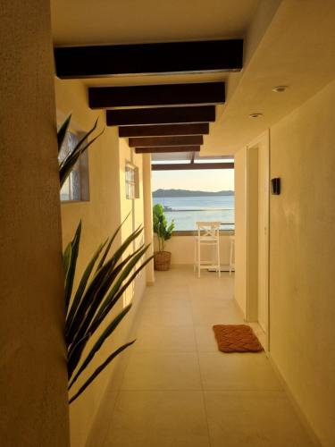 balkon/terras, Pension Antonakis Ouranoupolis Greece in Chalkidiki