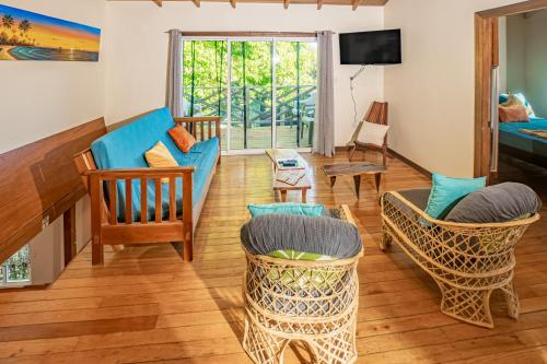 2 Coco Locos at Sunset in Placencia