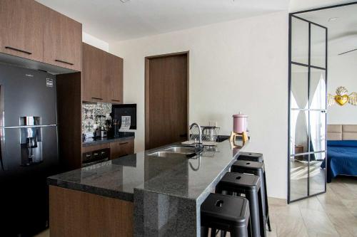 Konyha, Modern loft with luxury amenities in San Miguel in Olimpo