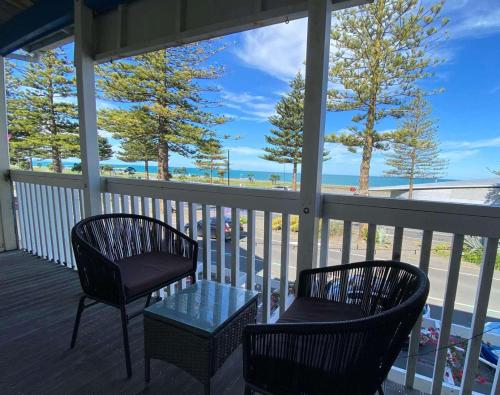 parveke/terassi, Bluewater Lodge in Napier