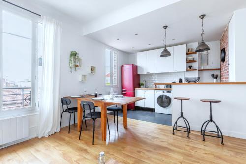 Le Clair & Spacieux - Parking - 15 min Paris near Curry House