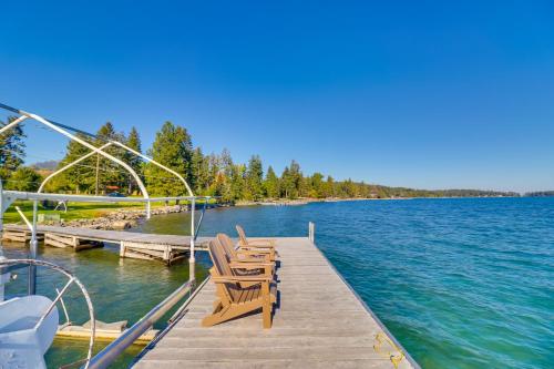 Lakeside Cabin with Beach about 14 Mi to Ski Area!