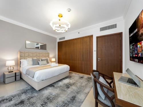 Kensington Lavish 3BR maid Full Burj View-Dubai Mall connect, Dubái (foto 5)