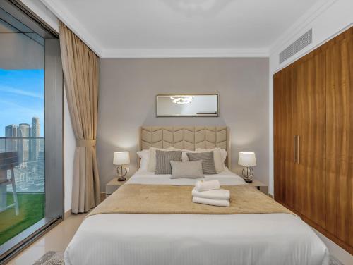 Kensington Lavish 3BR maid Full Burj View-Dubai Mall connect, Dubái (foto 7)