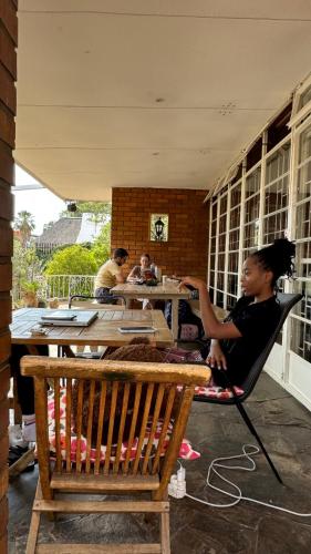 Exterior view, ParadiseGarden Backpackers in Windhoek