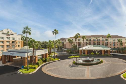 View, SpringHill Suites by Marriott Orlando Lake Buena Vista in the Marriott Village in Lake Bryan