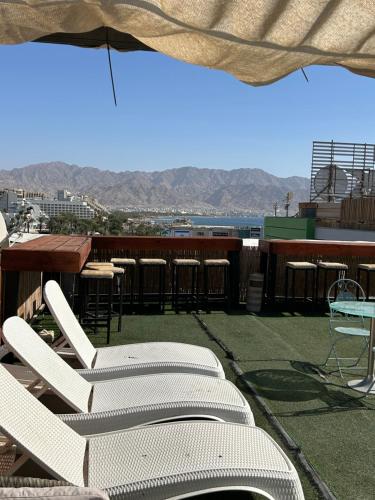 Balkonas / terasa, Amdar  Hostel in Eilatas