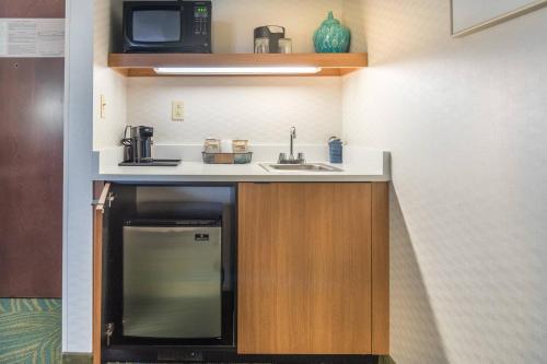 Kitchen, SpringHill Suites by Marriott Chicago Elmhurst/Oakbrook Area in South O'Hare