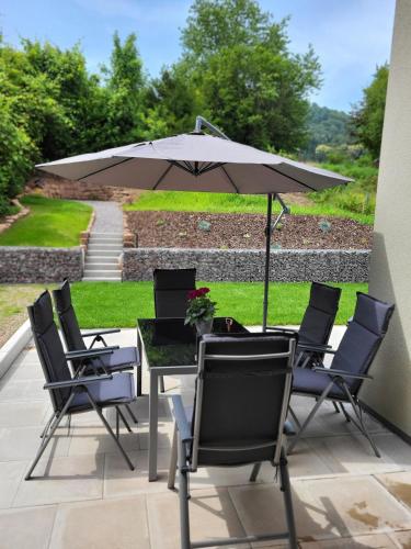 Garten, Ferienhaus Müllers Nest (Ferienhaus Mullers Nest) in Schönau (Pfalz)