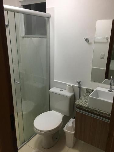 Bathroom, Encontro das Aguas - 01 quarto in Jardim Metodista