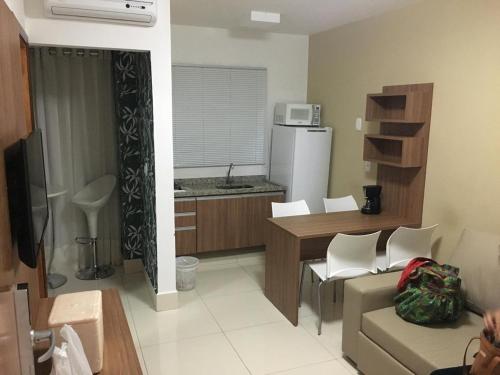 Kitchen, Encontro das Aguas - 01 quarto in Jardim Metodista