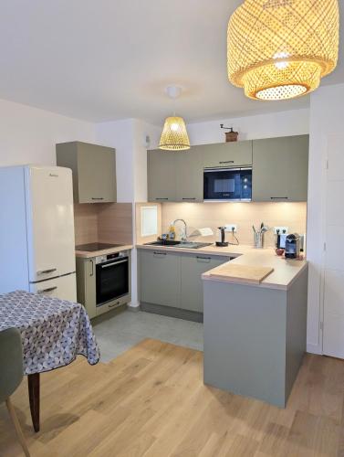 кухня, Appartement 3 pièces, moderne et confortable - 2 à 4 personnes (Appartement 3 pieces, moderne et confortable - 2 a 4 personnes) in Свети-Мор-Де-Фосе