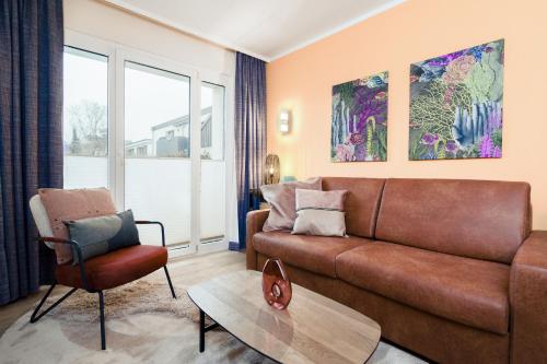 Das Solaris 2 Beach Apartment mit Balkon, Gemeinschaftssauna und Grillplatz in Grömitz, Deutschland