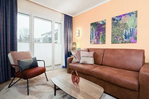 Das Solaris 2 Beach Apartment mit Balkon, Gemeinschaftssauna und Grillplatz in Grömitz, Deutschland