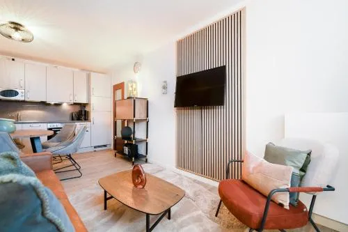 Das Solaris 14 Beach Apartment mit Gemeinschaftssauna und Grillplatz in Grömitz, Deutschland