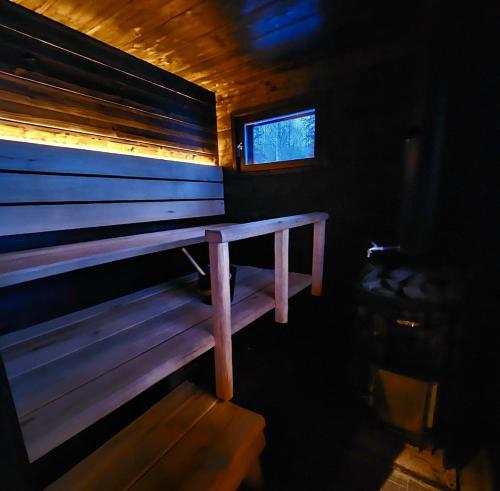 Beach cottage with sauna in กะยานี