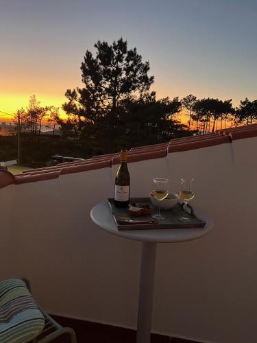 Balcony/terrace, Casa Colina, walking distance to Arrifana Beach in Picao