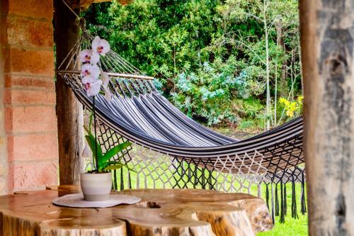 Hermosa cabana campestre con piscina y lago in Sabana