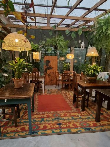 Restaurant, Pousada Santarina in Lagoa da Conceicao