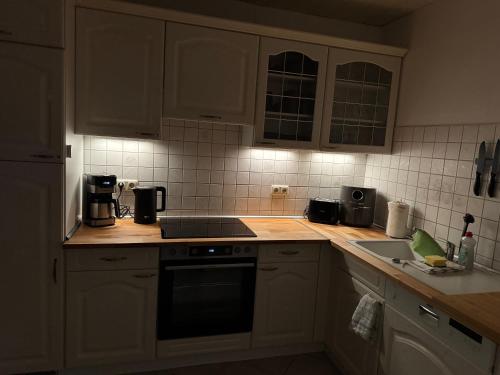 廚房, Ferienwohnung Erzgebirgsglück OG (Ferienwohnung Erzgebirgsgluck OG) in 約施塔特