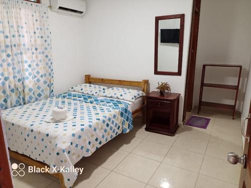 1 double bed