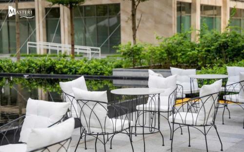Jardín, Apartamento de 32 m² en Da Ton, con 1 habitación(es) y 1 baño(s) privado(s) (Giardini Guest House - Masteri WF|H307| Ocean Park) in Gia Lam