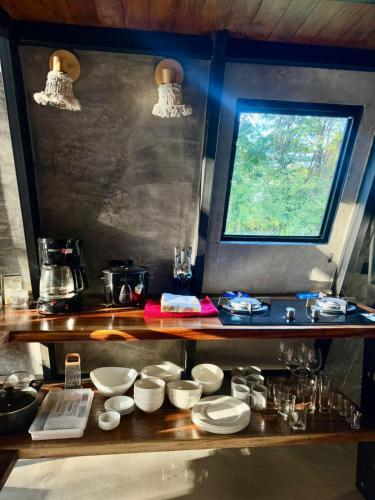 廚房, Chalet de los ciervos in 卡布亞