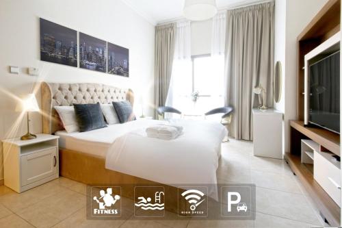 Studio near beach and Metro in Dubai Marina Z1003, Dubai (Foto 10)