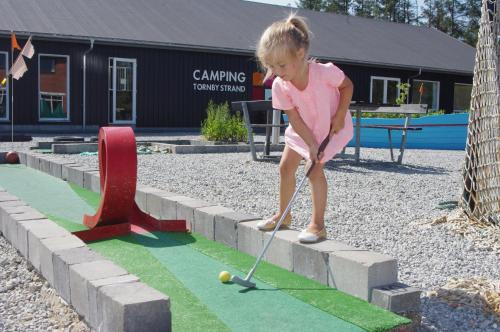 Mini golf pálya, Tornby Strand Camping Cottages in Hirtshals