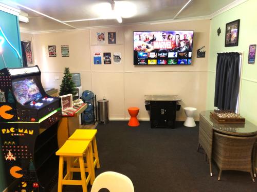 Koplietošanas atpūtas telpa ar TV, Acacia Motel in Šinšilla