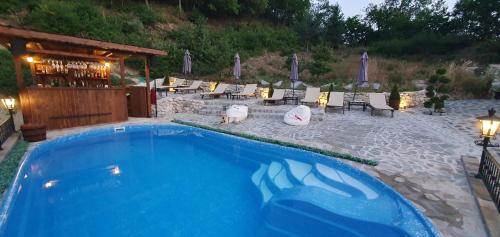 Kilátás, Melnik Pyramids Guesthouse in Rozhen