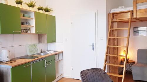 Green Apartment N40 Cosy Studio for 3 guests, Terrace, Berlin (zdjęcie 6)