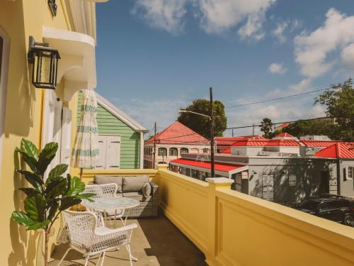 陽台/露台, Maison Rouge -Room 1 in 克里斯汀斯泰德港